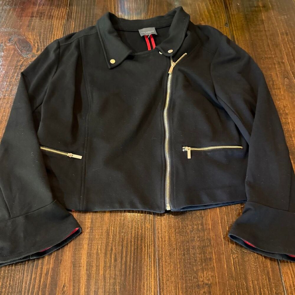 The-limited Women's Black and Navy Jacket